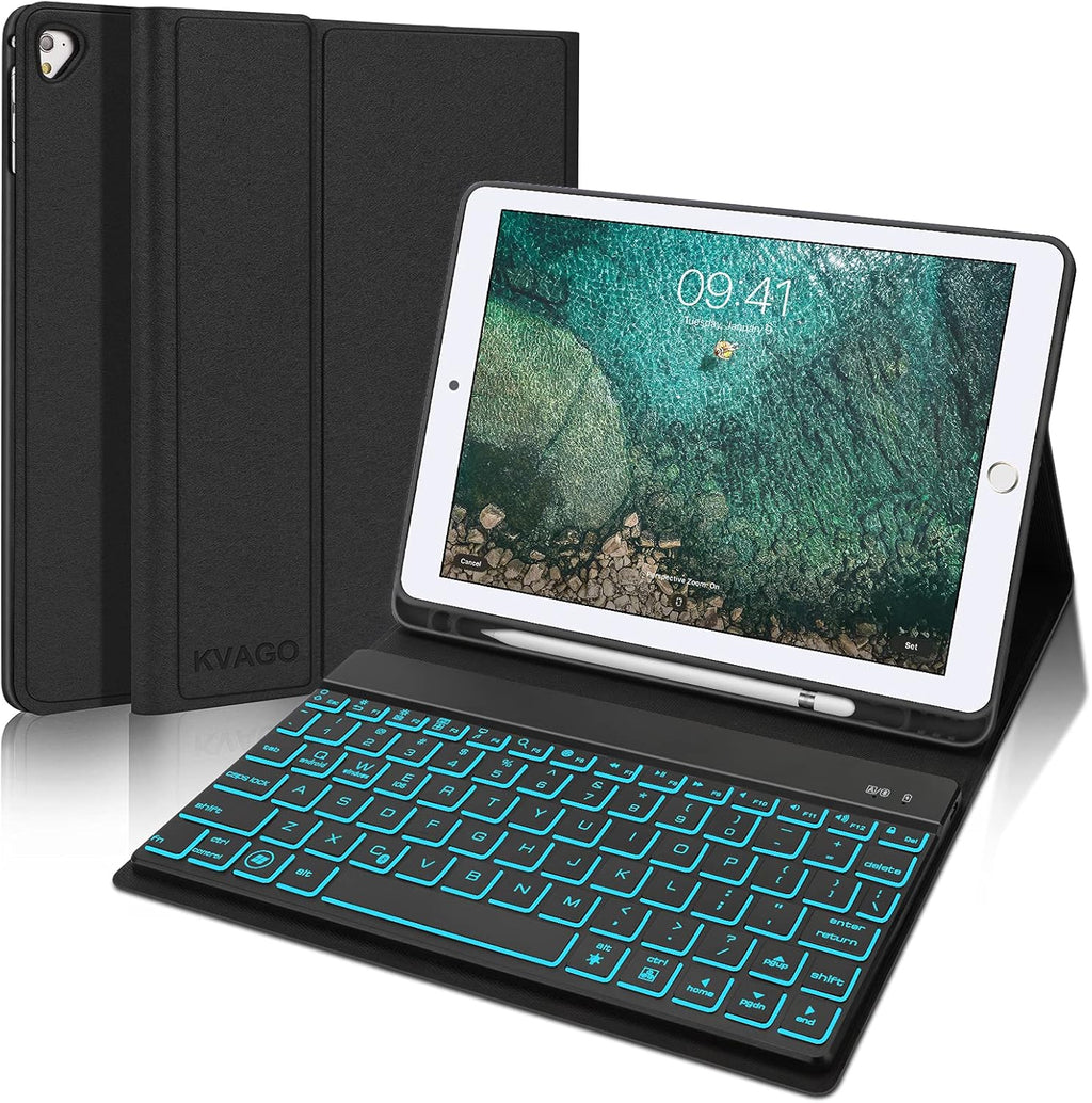 9.7 inch Black iPad Keyboard Case Y9683