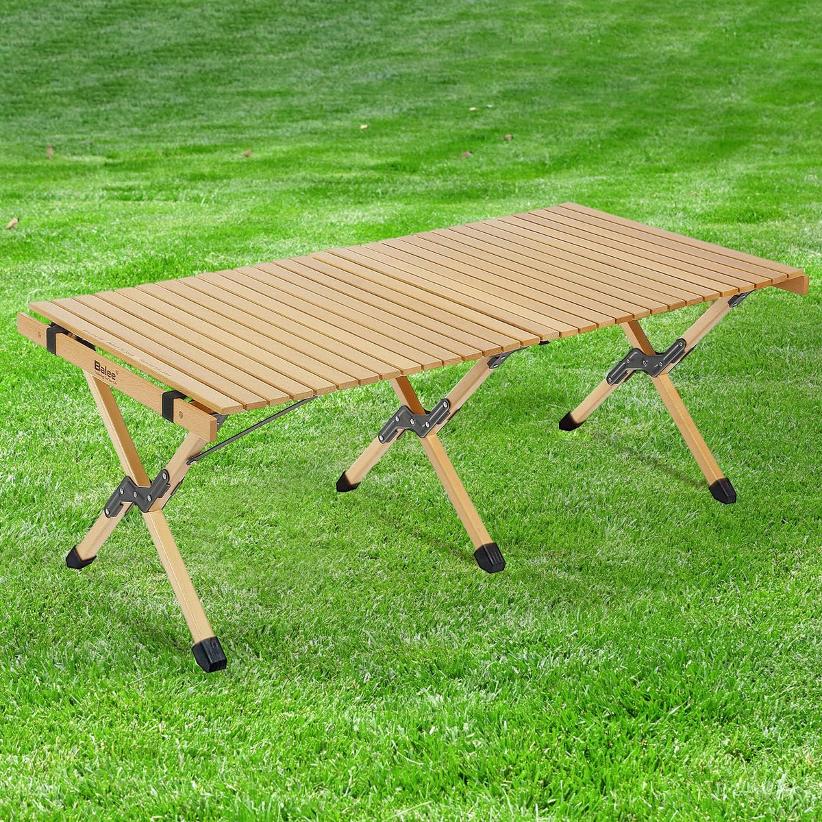 4ft Foldable Wooden Picnic Table with Carry Bag Z6969