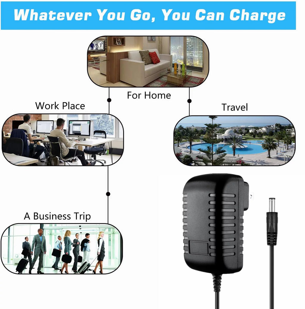 Compatible AC / DC Adapter Replacement Power Supply Cord Cable Charger S862