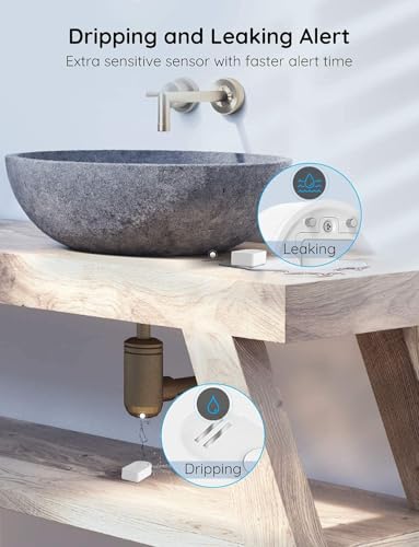 WiFi Water Leak Detector 3 Packs K478