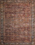 Brick Blue 7'6 x 9'6 Rug N3168