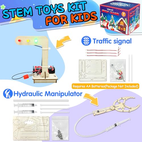 Wooden STEM Projects Kit Advent Calendar L5492