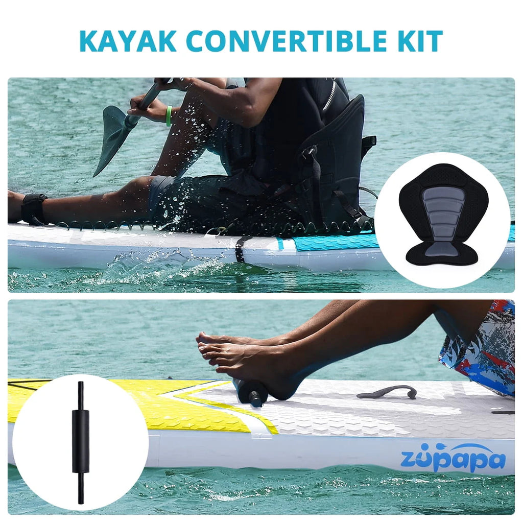 Inflatable Stand Up Paddle Board with Kayak Convertible Seat Y597