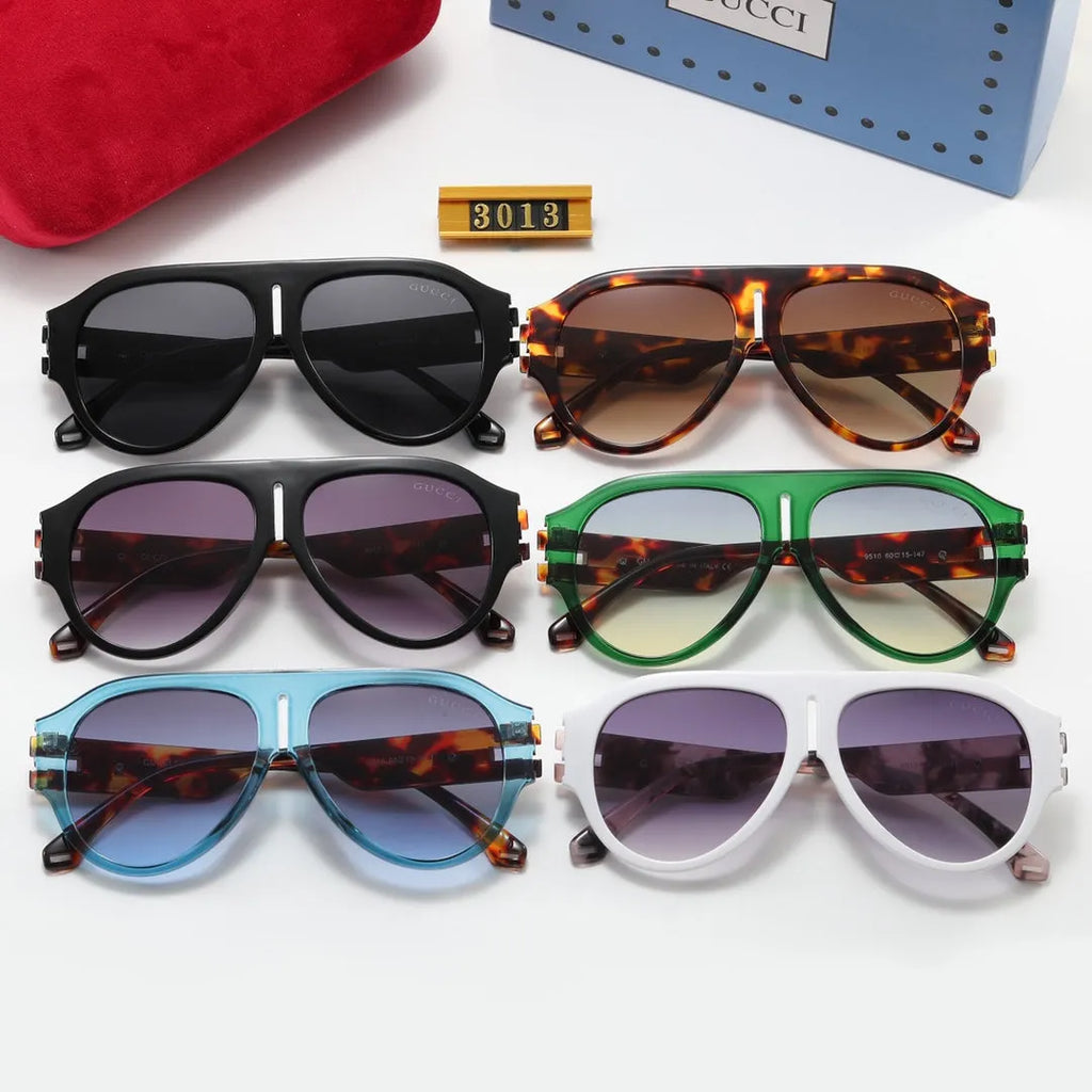 Oval Two-Tone Polarized Sunglasses G254636