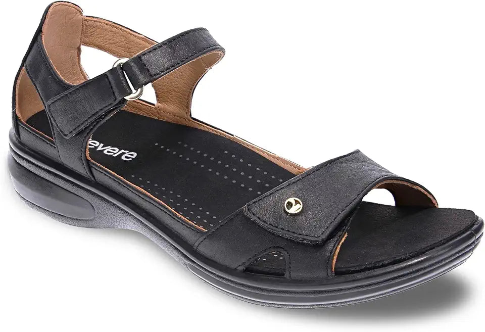 Women's Flat Sandals with Adjustable Fit and Arch Support V483024