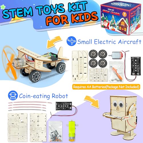 Wooden STEM Projects Kit Advent Calendar L5492