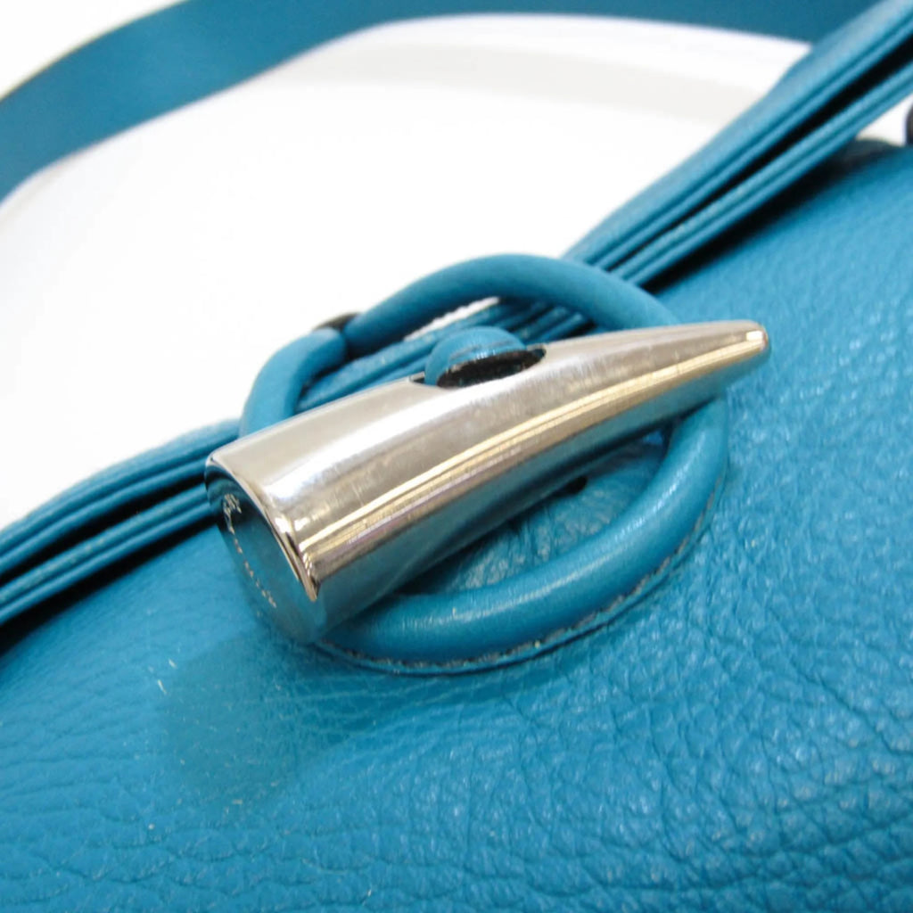 Pre-Owned Leather Shoulder Bag C548