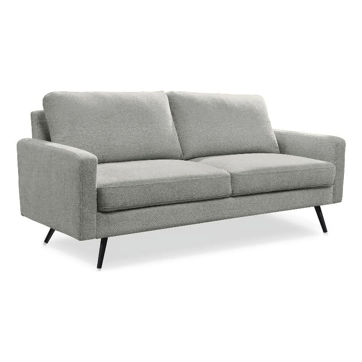 Gray Upholstered Fabric Sofa J8051