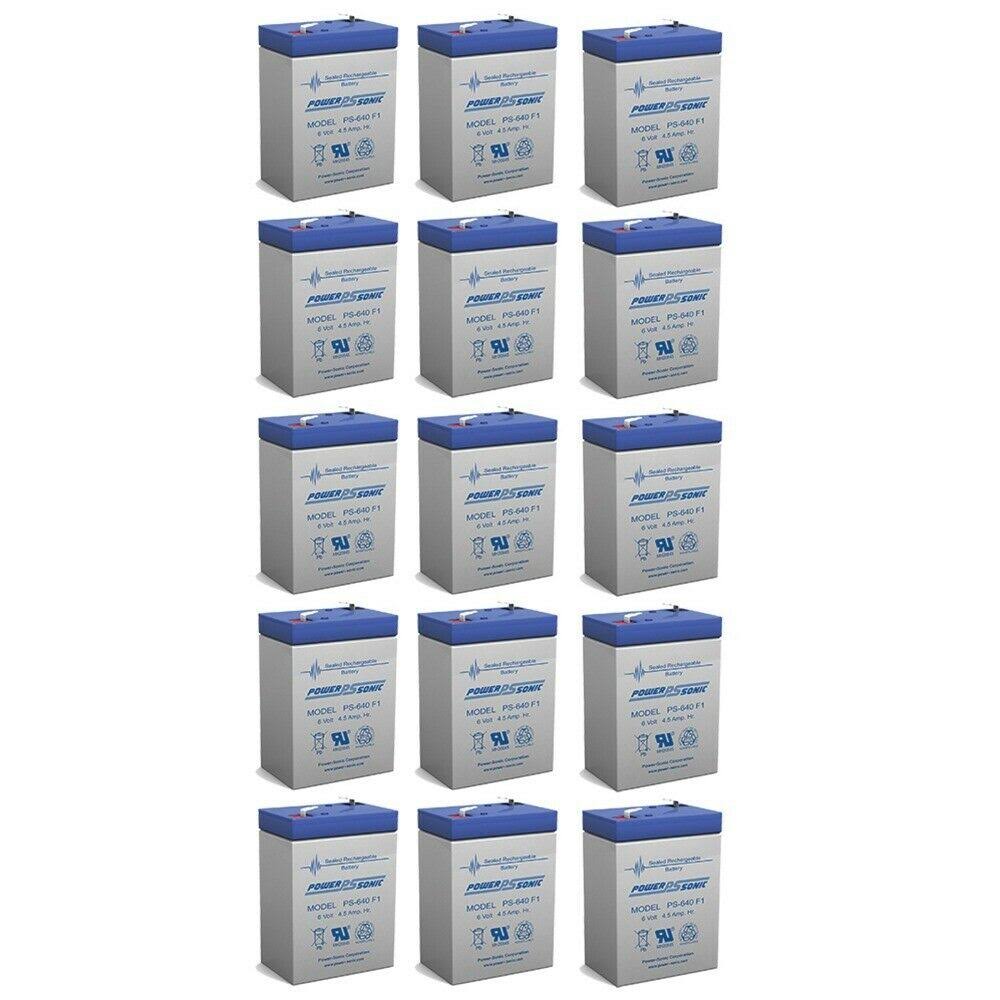 6V Rechargeable SLA Battery 15 Pack O59437