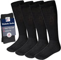 Over the Calf Knee High Cotton Diabetic Socks 4 Pairs B39260