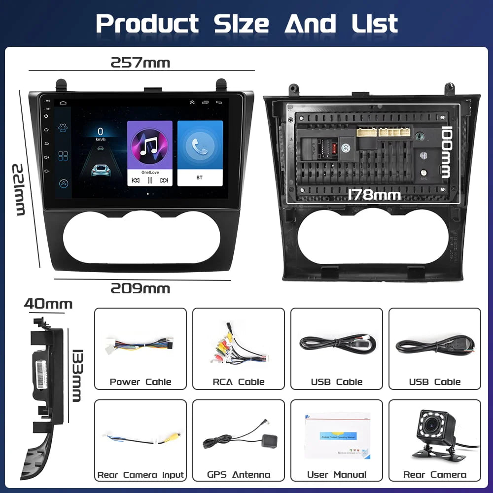 9'' Touchscreen Android Car Stereo Radio N177986