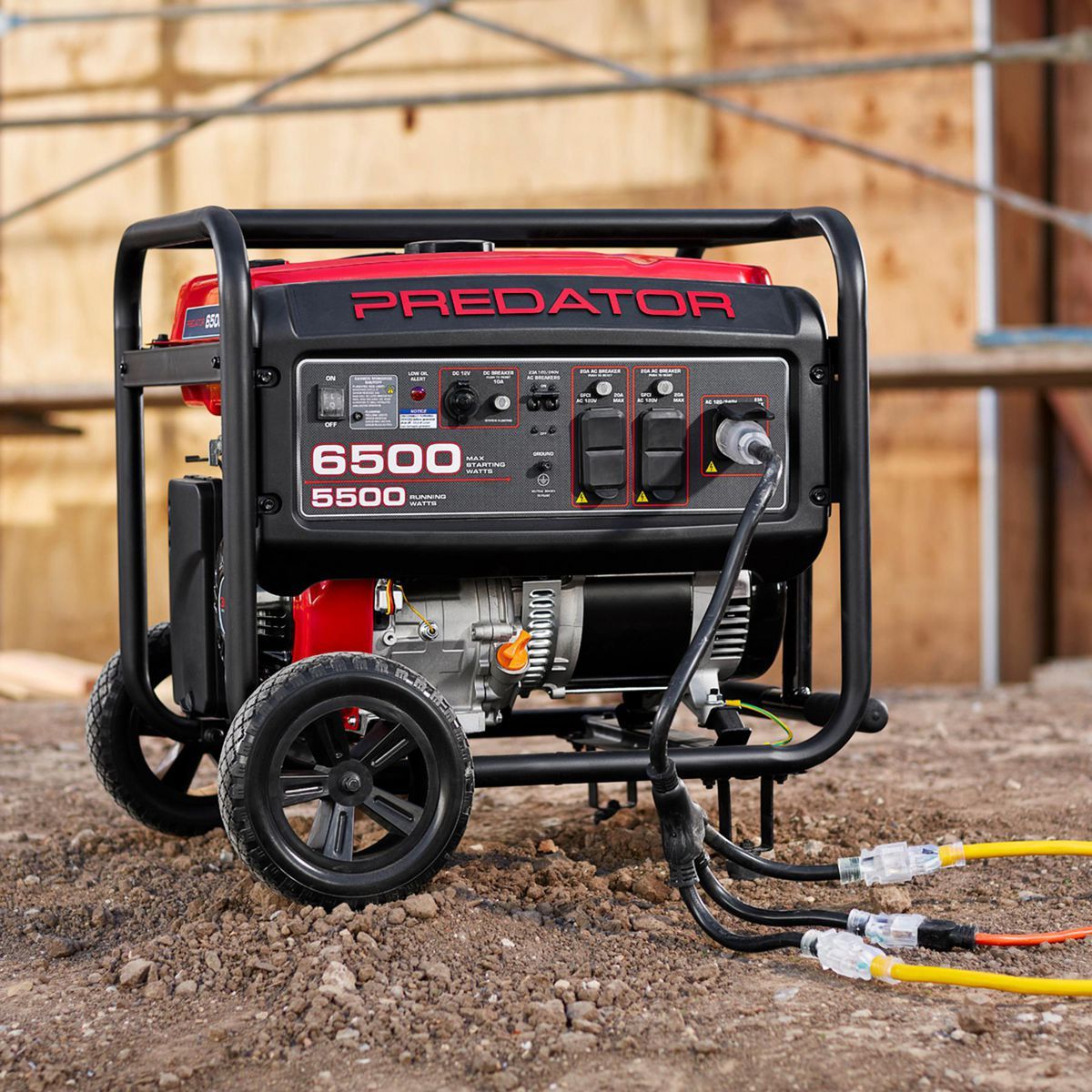 6500 Watt Gas-Powered Portable Generator B312844