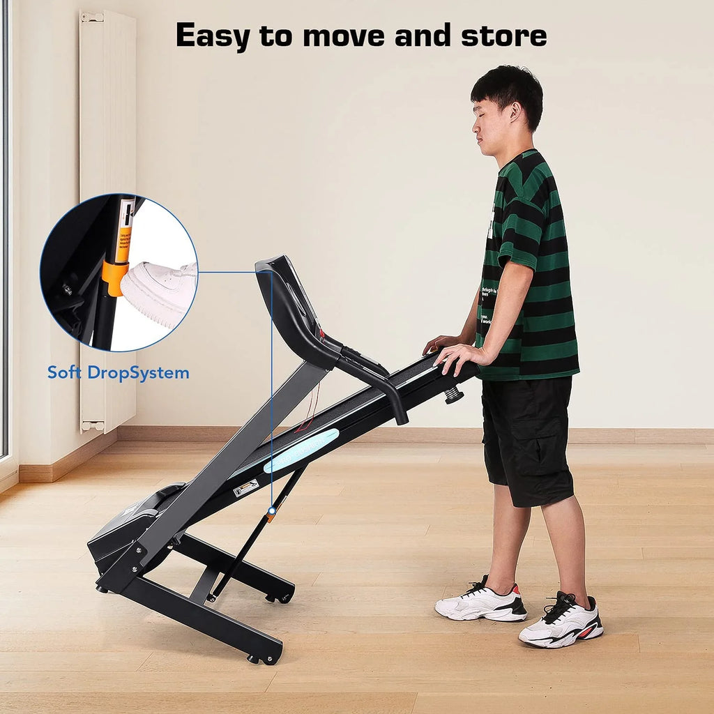 Folding Treadmill with 12% Auto Incline, 2.5 HP Motor W299381