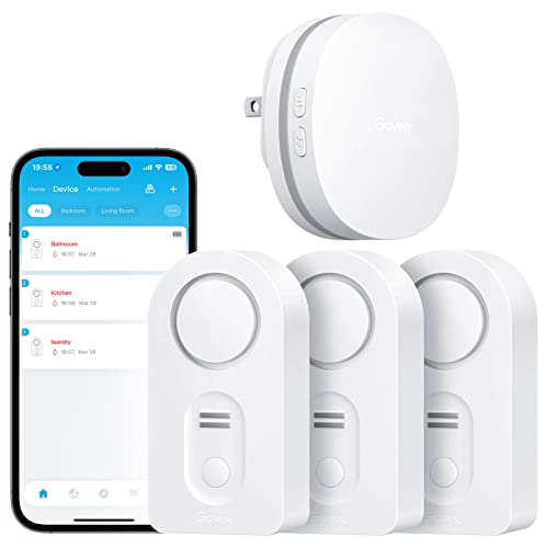 WiFi Water Leak Detector 3 Packs K478