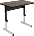 Height Adjustable Black Desk with Grey Top K4550