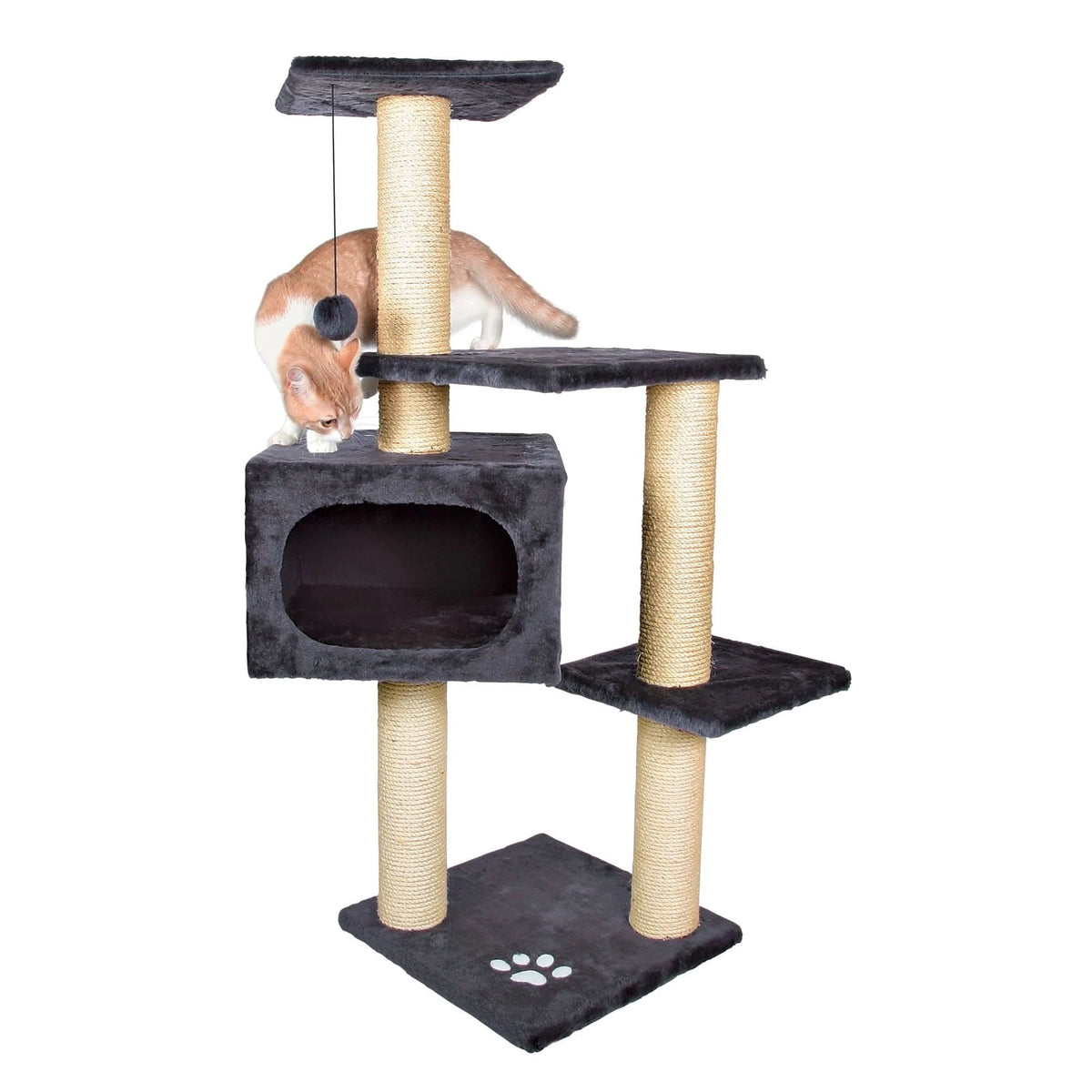 Dark gray/cream Cat Tree E52653