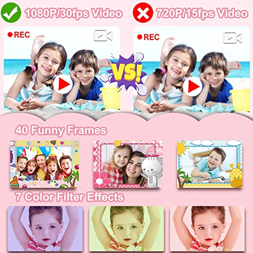 Waterproof 1080P Kids Digital Video Camera B521352