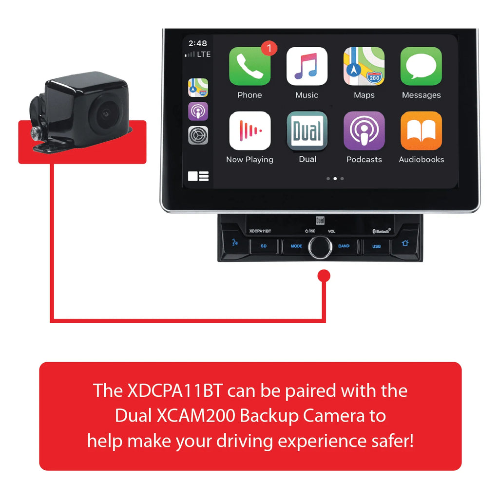 10.1 Double DIN Car Stereo with Apple CarPlay Android Auto C240561