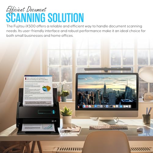 Fujitsu Receipt Scanner for Mac & PC USB Duplex Scanning I96255