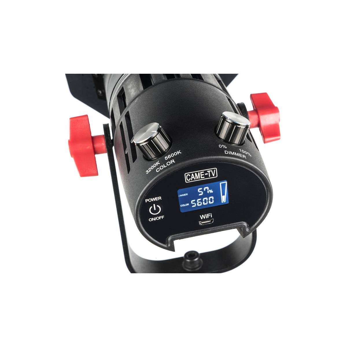 55W Bi-Color Fresnel LED Light with Carry Bag Q835376