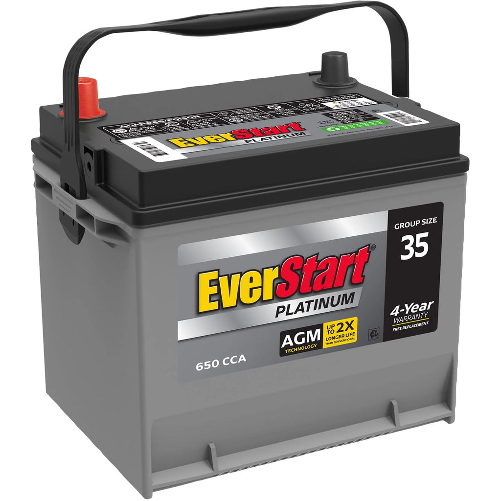 AGM Automotive Battery Group Size 35 12 Volt 650 CCA Y1930