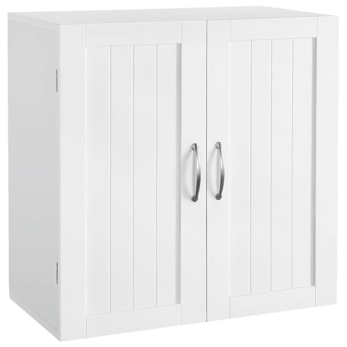 White 2 Door Wall Mount Storage Cabinet Z20032