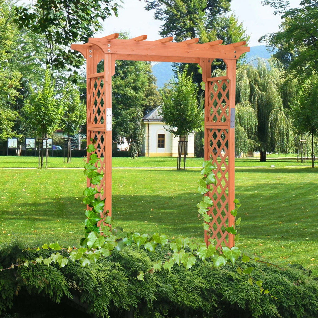 Wooden Garden Arch Trellis Pergola X679