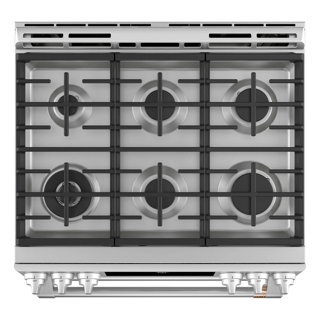 30 In. Slide-In Double-Oven Gas Convection Range Q2115