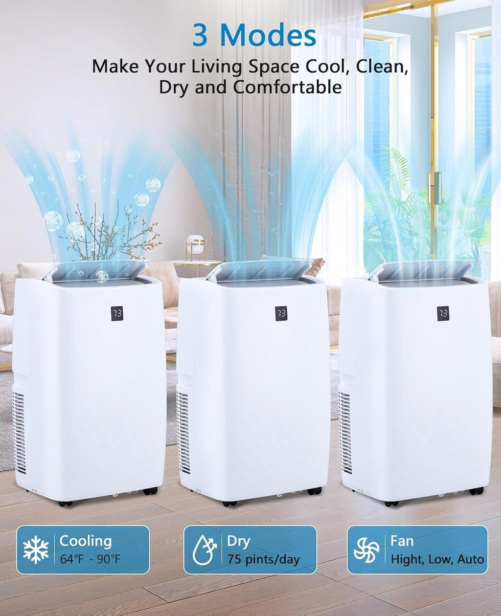 12000BTU Portable Air Conditioner C114