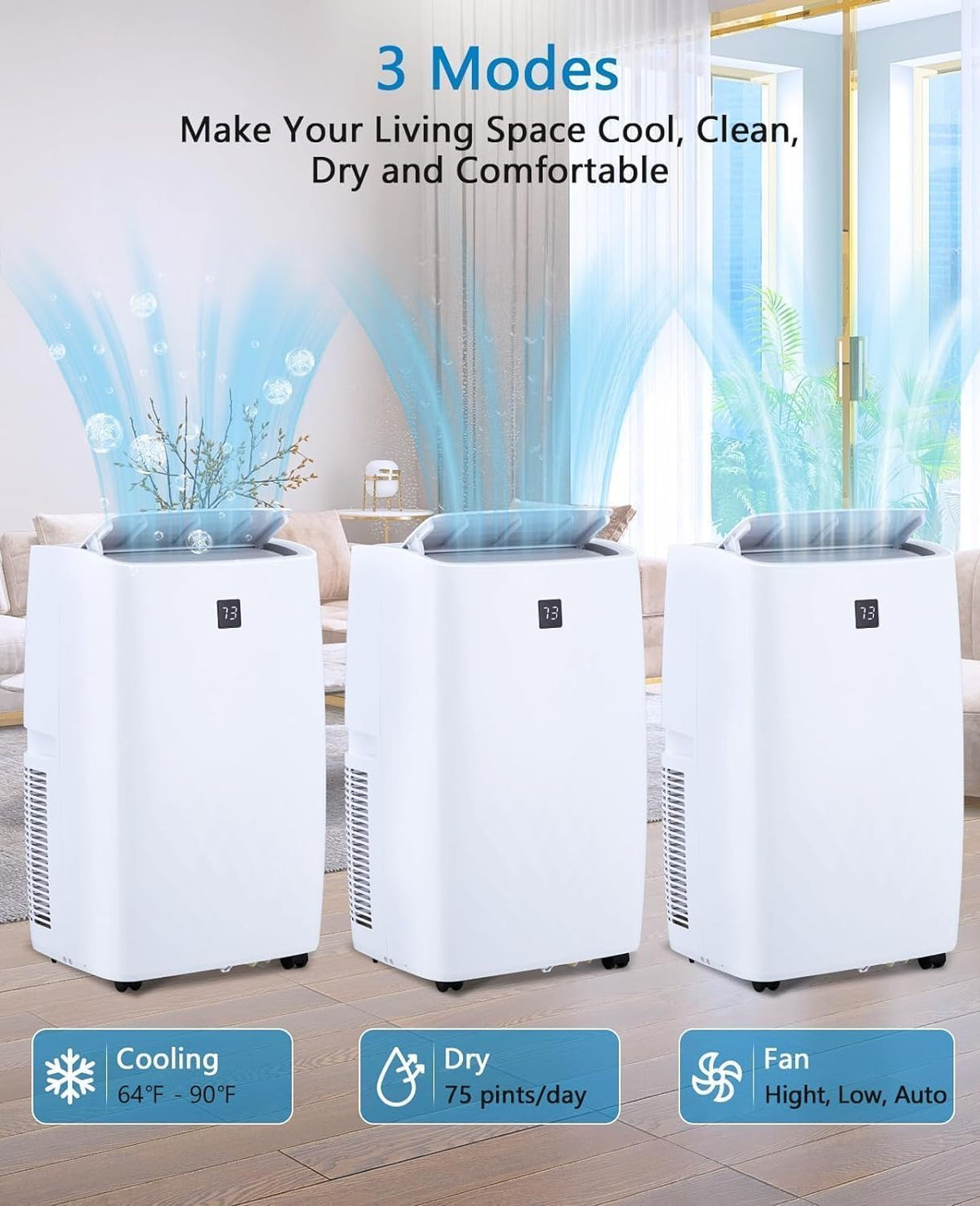 12000BTU Portable Air Conditioner C114