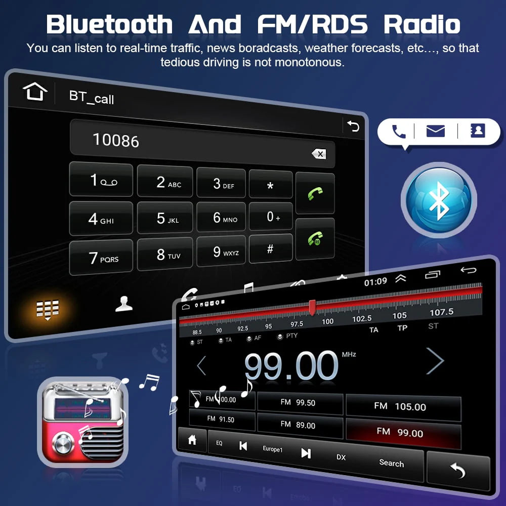 9'' Touchscreen Android Car Stereo Radio N177986