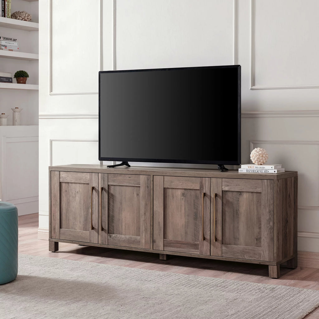 White Rectangular TV Stand E9852
