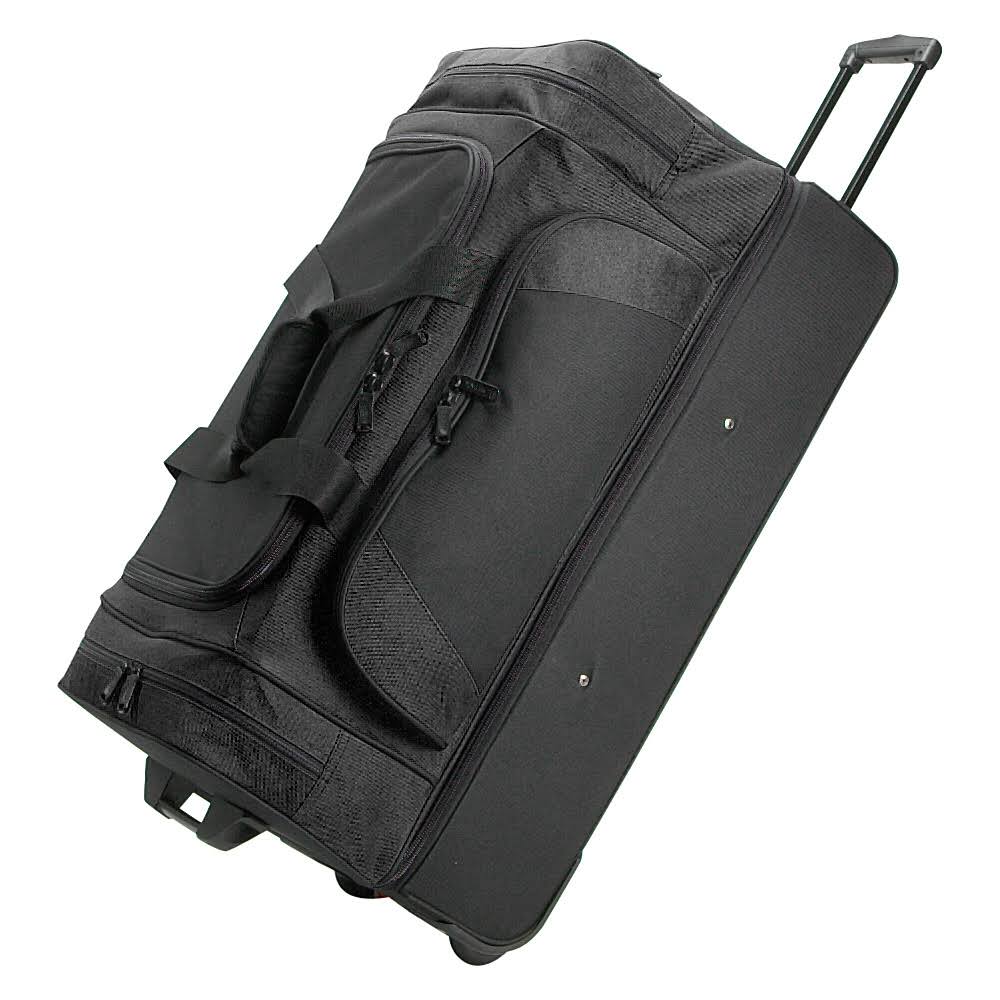 Black Wheeled Duffel R435