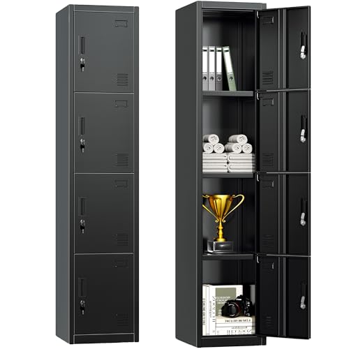 9 Door Black Steel Storage Locker with Lock I988584