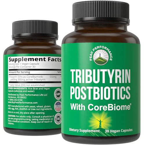 Tributyrin Postbiotic Supplement Capsules L782