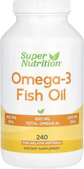 Omega-3 Fish Oil 1,000 mg 240 Fish Softgels Q76894