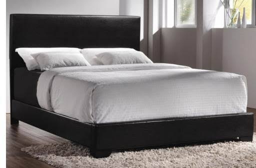 Black Full Upholstered Bed S9626