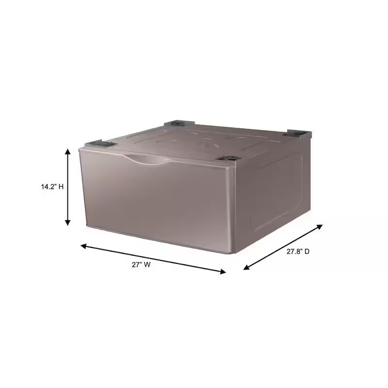 27 in. Laundry Pedestal with Storage Drawer N1421