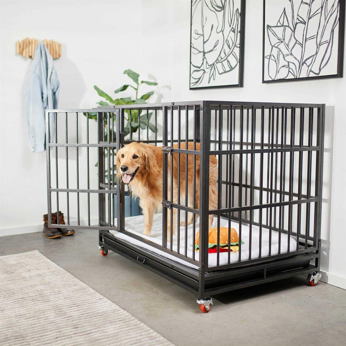 Heavy Duty Steel Dog Crate N218