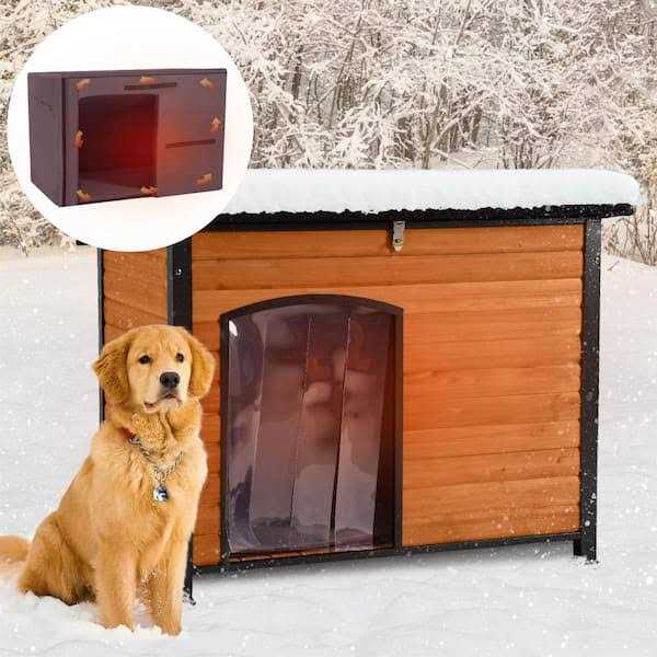 Insulated Outdoor Dog House with Liner F73318