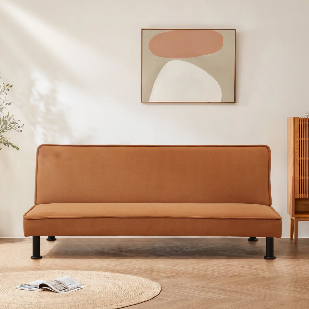 Flannel Convertible Sleeper Futon Sofa Bed L1725