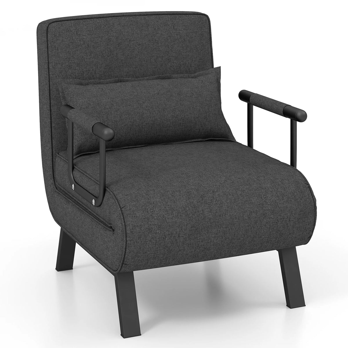 Gray Convertible Sleeper Bed Armchair K191