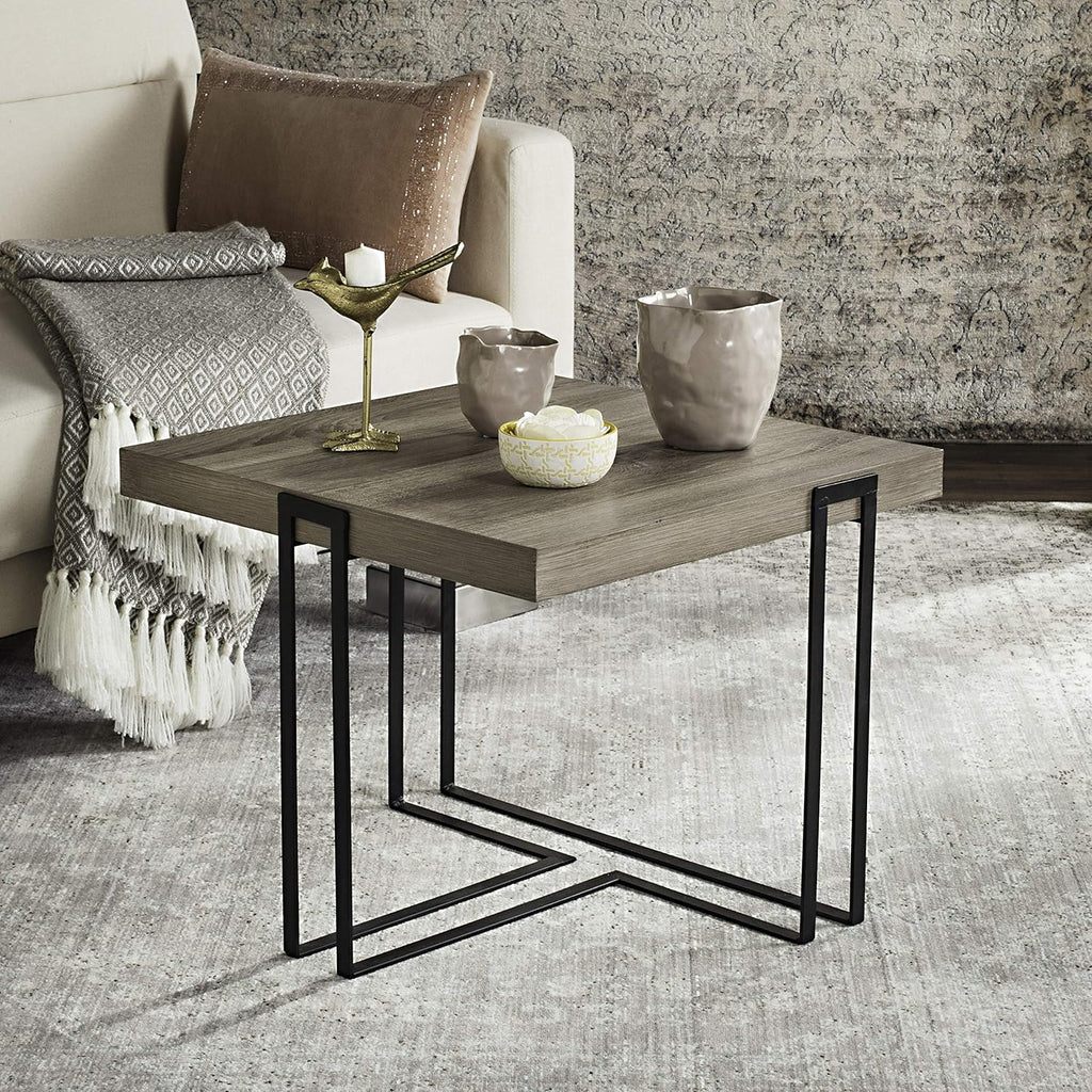 Midcentury Scandinavian Wood End Table D790