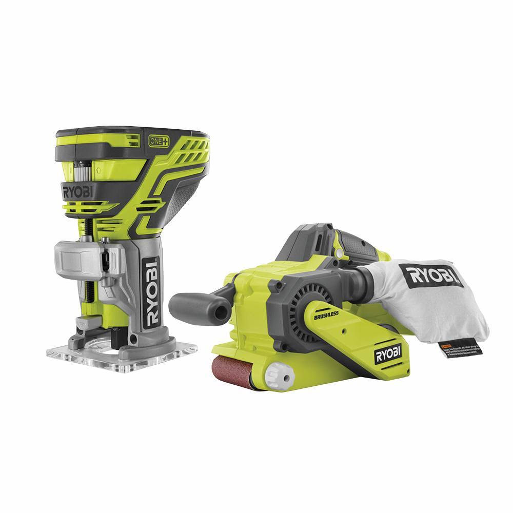 18-Volt Cordless Belt Sander and Trim Router I263854