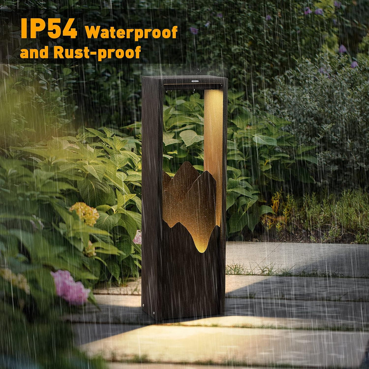 Stainless Steel 3000K LED 26 Inches Outdoor Bollard Light V577