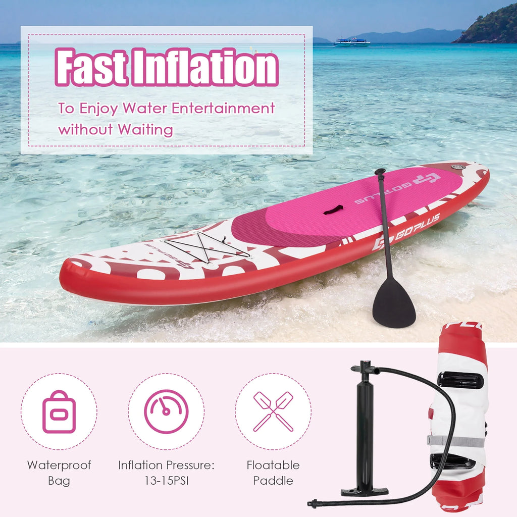 11' Inflatable Stand Up Paddle Board Blue E698