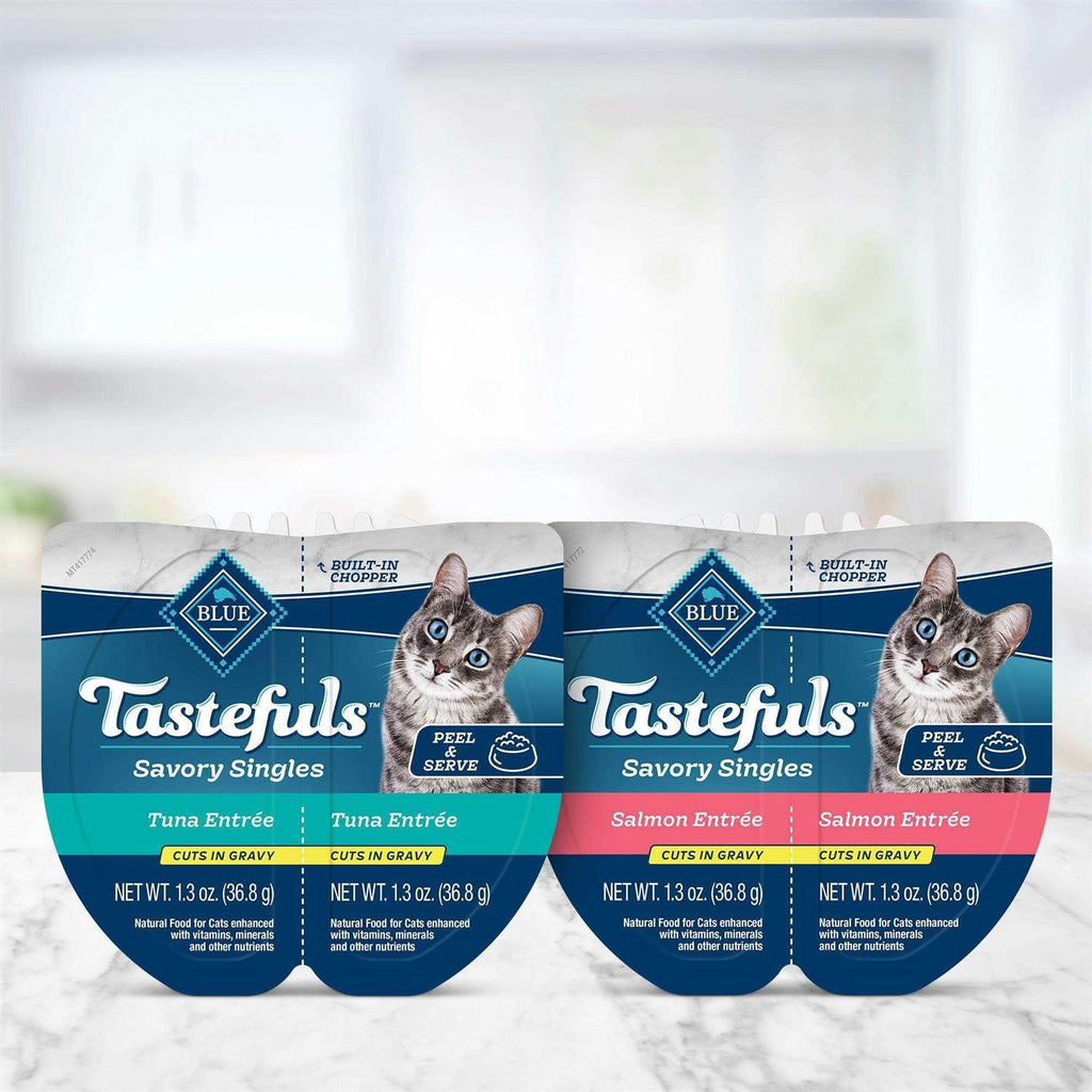 Salmon and Tuna Cuts in Gravy Wet Cat Food Variety Pack Q404246
