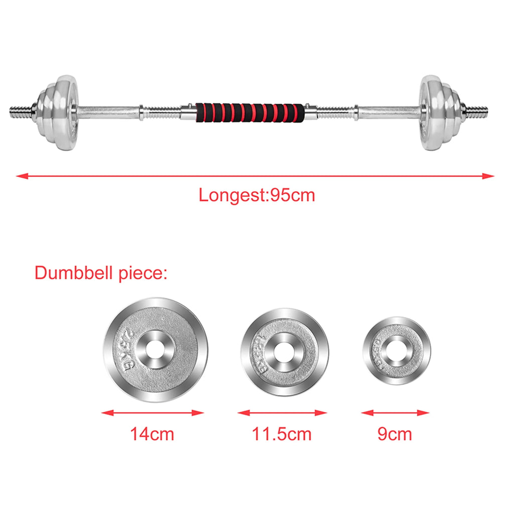 Electroplated Dumbbell Set 30KG S863