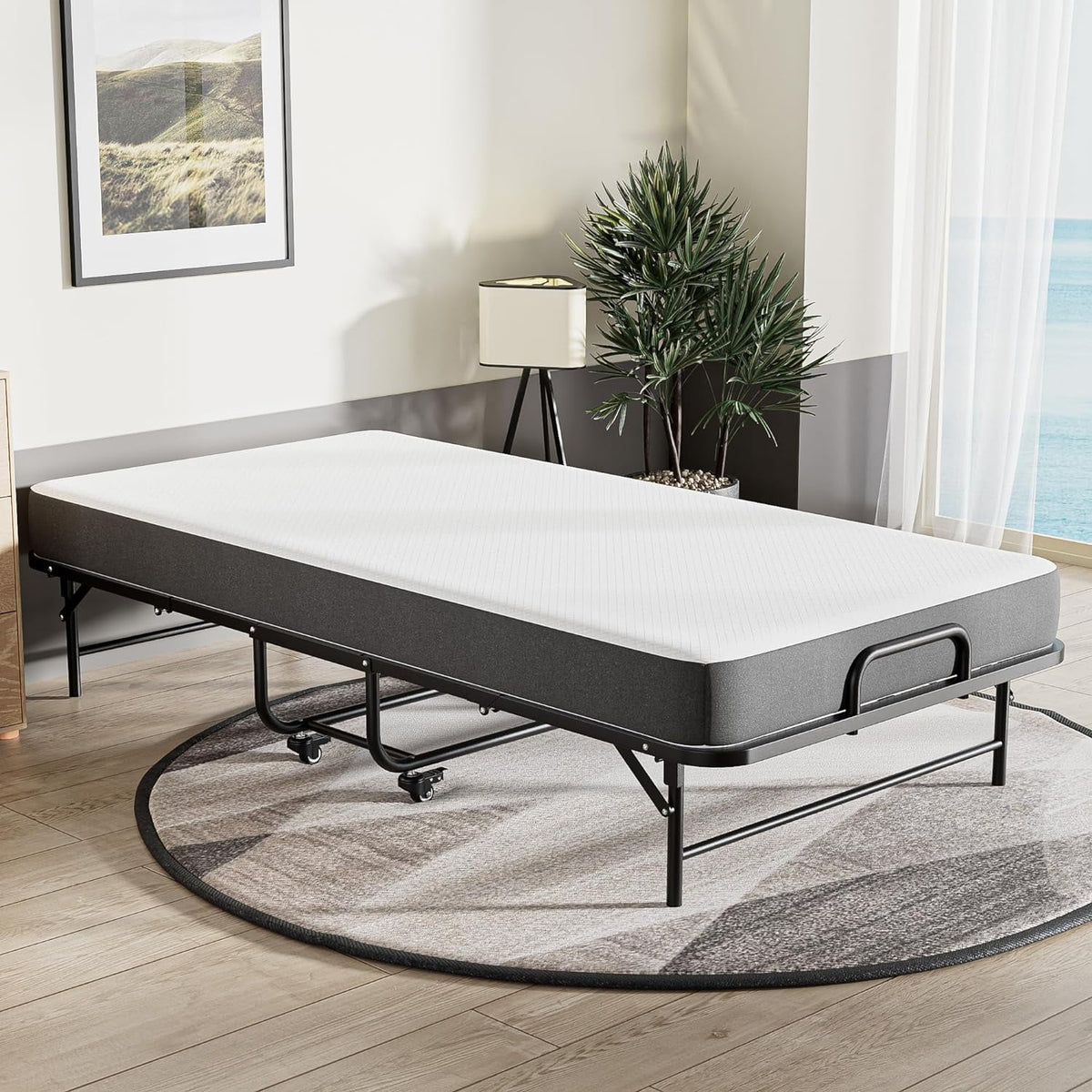 Folding Bed with 5" Memory Foam Mattress H5530