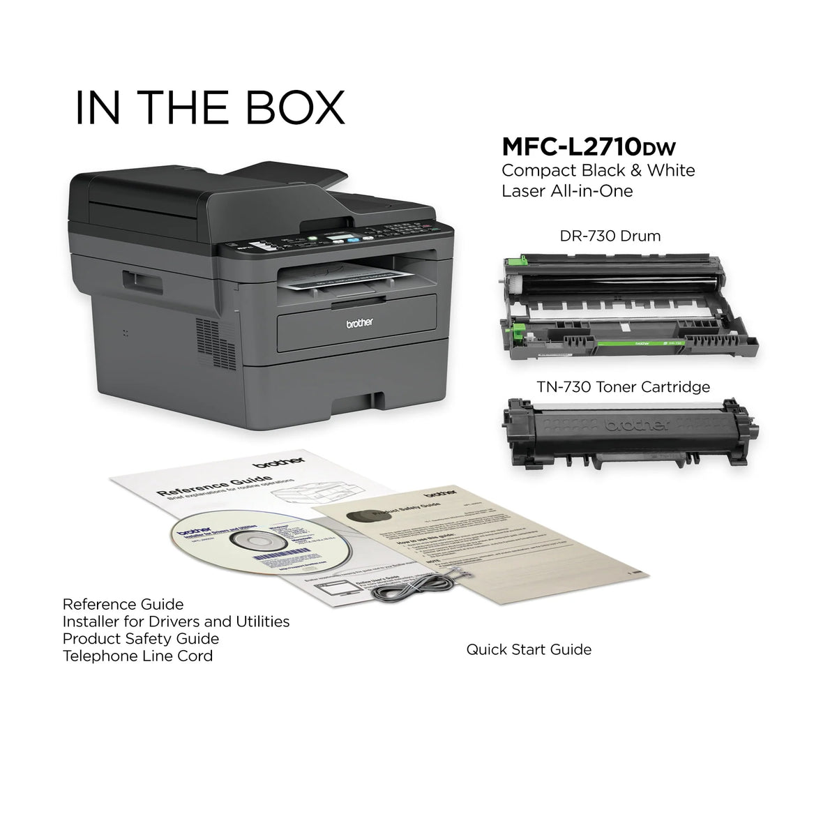 Monochrome Laser All-in-One Printer with Duplex Printing W691959